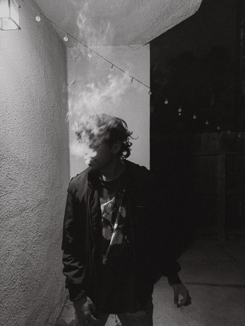 2023 - Music - Content - Travel - Santa Barbara - Devan Smoking Dark Aesthetic Picture Medium.jpg